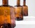 Art Deco Vintage European Amber Glass Bottle For Sale - Image 3 of 5