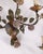 Vintage Italian Floral Wall Lamps in Iron and Porcelain, 1950s, Set of 3 For Sale - Image 10 of 16