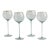 Siren White Wine Goblets - Sage with Gold Rim, Set of 4 For Sale