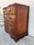 Mid 20th Century Vintage Mahogany Serpentine-Front Chest of Drawers Featuring a Pink Marble Top For Sale - Image 5 of 8