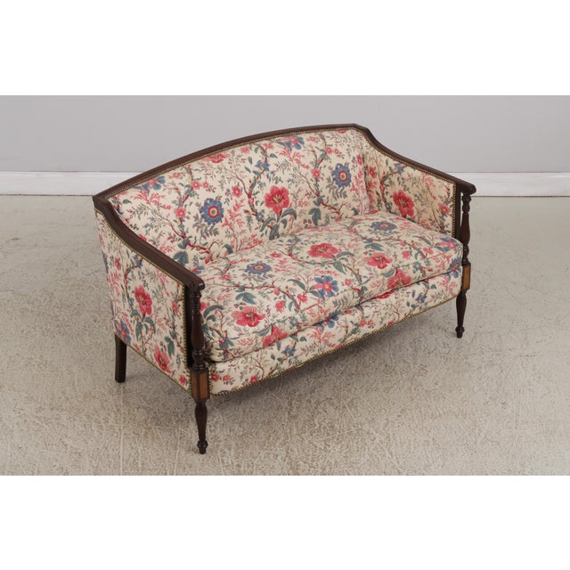 Age: Approx: 30 Years Old Details: Mahogany Quality Construction Nice Inlay Work 18th Century Design Sheraton Style...