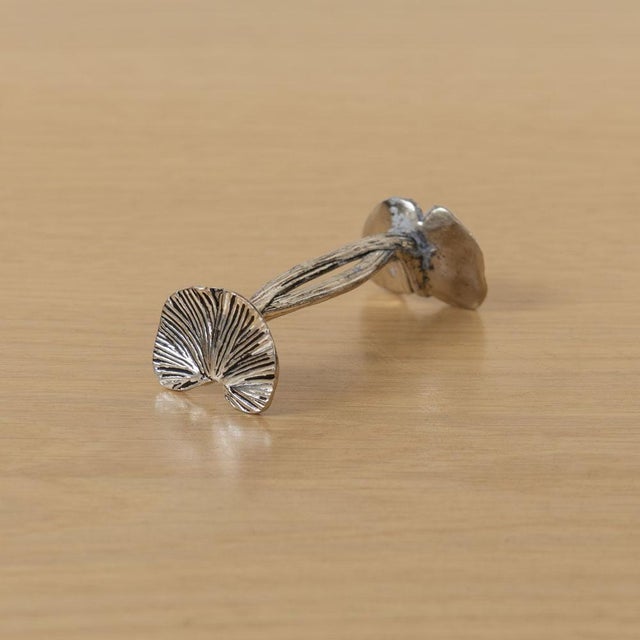 French 1930s French Silver Clover Knife Rests, Set of 6 For Sale - Image 3 of 12
