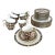 Curated Royal Crown Derby Mix-and-Match Tea Service for 12 - 36 pcs For Sale