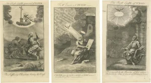 Epistles of Peter and John, 1735, Paper, Set of 3