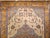 Vintage Turkish Oushak Rug, Handwoven Geometric Pattern, Ivory & Blue, 8' x 11' For Sale - Image 15 of 18
