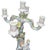 Pair of Meissen Style Porcelain Five-Arm Candelabras. Germany, 20th Century. For Sale In Los Angeles - Image 6 of 10