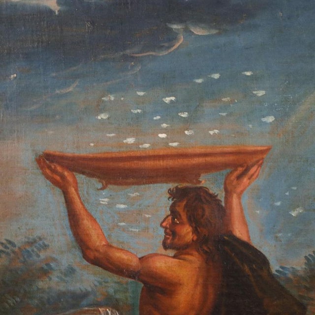 The Gathering of Manna, 1600s, Oil on Canvas For Sale - Image 4 of 15