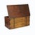 Wood Antique Folk Art Grain Painted Blanket Chest with Strap Hinges, Dated 1846 For Sale - Image 7 of 13
