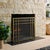 The Henry Fireplace Screen showcases a classic geometric design that is updated and modernized with gently hammered circle...
