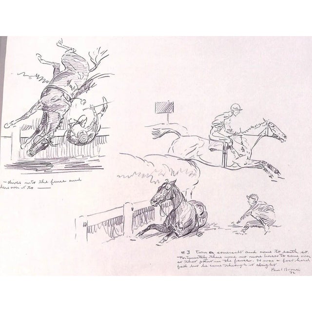 "Inaugural Llangollen Race Meeting" 1931 Ours, Dorothy [Essay By] Sketches by Paul Brown For Sale - Image 11 of 18
