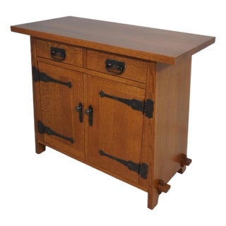 Stickley Roycroft Design Mission Oak Server For Sale