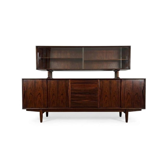 Danish Rosewood Sideboard and Display Cabinet by Arne Vodder, 1950 For Sale - Image 12 of 13
