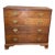 American Walnut 4 Drawer Dresser For Sale