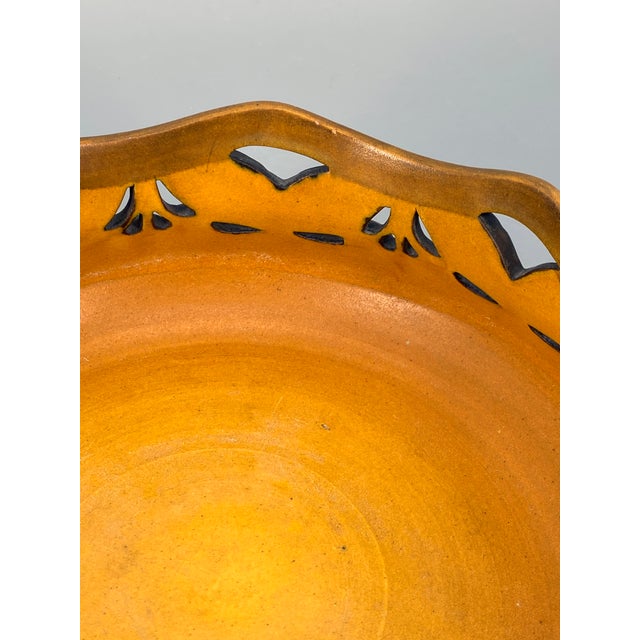 Ceramic Fruit Bowl by Karen Hagen for P. Ipsens Enke, 1890s For Sale - Image 6 of 12