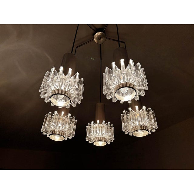 Vintage Space Age Pendant Light from Honsel, 1970s For Sale - Image 11 of 17