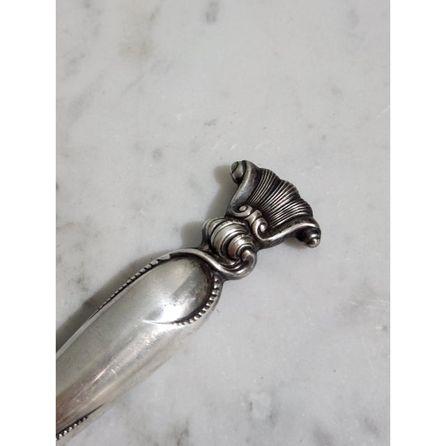 Vintage Romance of the Sea Sterling Silver Letter Opener For Sale In New York - Image 6 of 12