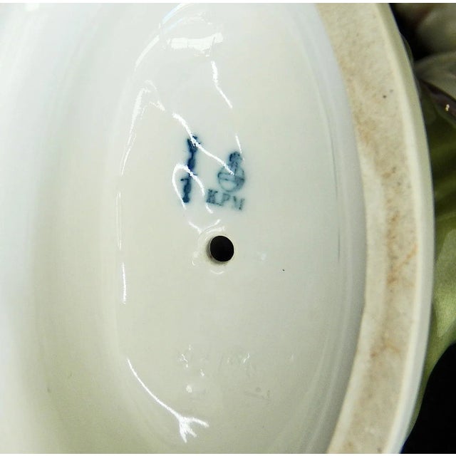 1905 Figurative "Goth and Hound" Porcelain Sculpture by Adolf Amberg For Sale - Image 4 of 4