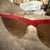 1980s Vintage Red Acetate Oversized Cat-Eyes Sunglasses by Laura Biagiotti For Sale - Image 9 of 12