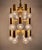 X-Large 1970s 9 Bulb Brass Chandelier For Sale - Image 9 of 11