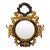 Italian 20th C. Rococo Style Ebonized & Giltwood Mirror W/ Putti & Candle Arms For Sale