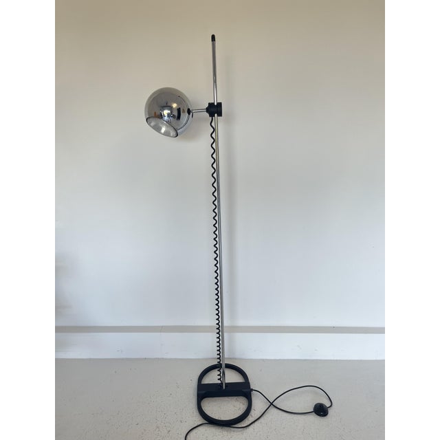 Silver Space Age Chromkugel Eyeball Floor Lamp by Staff Leuchten, 1970s For Sale - Image 8 of 8