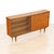 Long Teak Mid Century China Display Cabinet For Sale In Los Angeles - Image 6 of 10