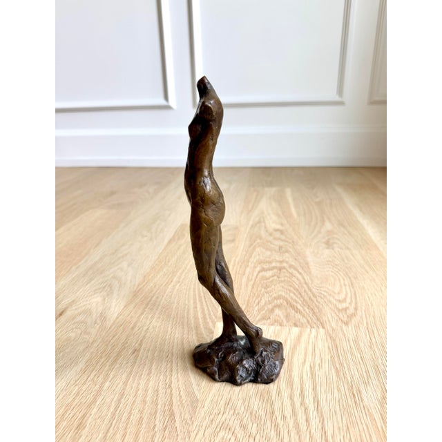 Contemporary Late 20th Century Tom Corbin Signed Limited Edition Bronze Female Torso Sculpture, 36/40 For Sale - Image 3 of 12