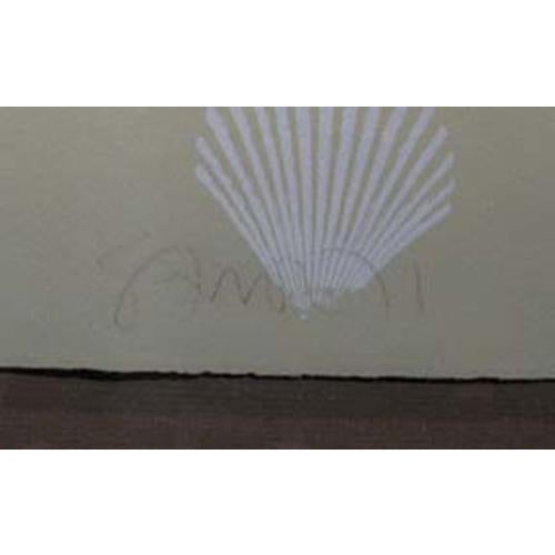 Impressionist 1980s Scott Sandell Fluid Dynamics Signed Fine Art, Mixed Media Gallery Framed For Sale - Image 3 of 3