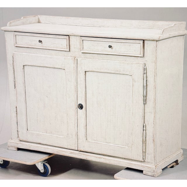 Antique White Buffet, 1800s For Sale - Image 4 of 6
