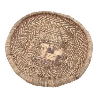 Early 20th Century Rare Tonga Binga Basket Bowl 9inch MATTER COLLECTION For Sale