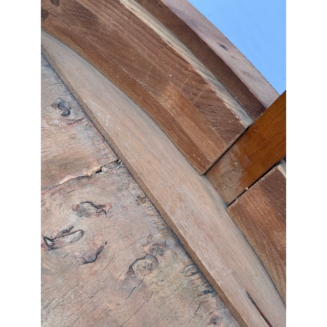 Wood Oval Inlaid Side Table attributed to Bruno Paul, Germany, 1910-1920 For Sale - Image 7 of 11