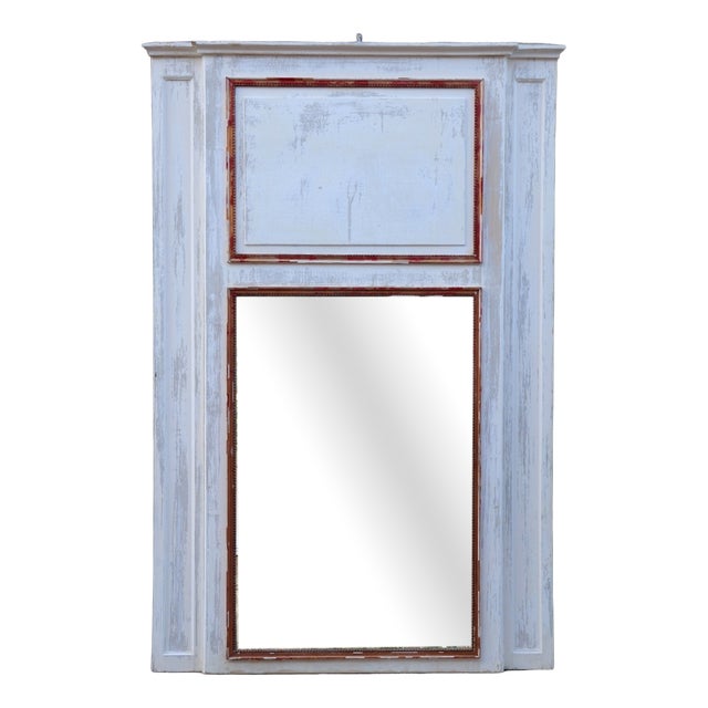 Large Directoire Trumeau Mirror For Sale