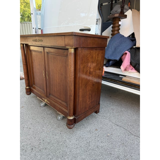 Traditional 19th Century French Empire Server For Sale - Image 3 of 16