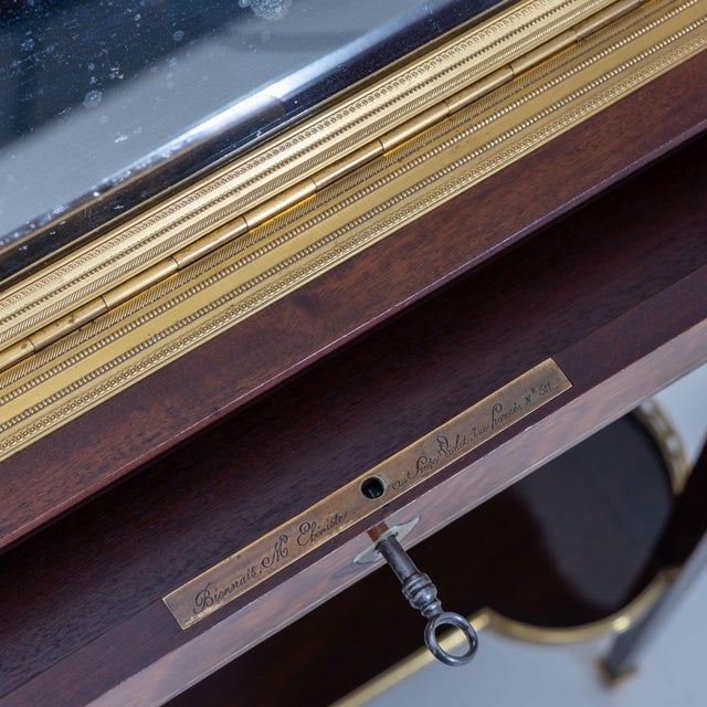 Brown Transforming Table by Martin-Guillaume Biennais, Consulat Period, Early 19th Century For Sale - Image 8 of 11