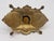 Vintage Elaborate Brass Desk Inkwell Stand With Pen Trays For Sale - Image 9 of 9