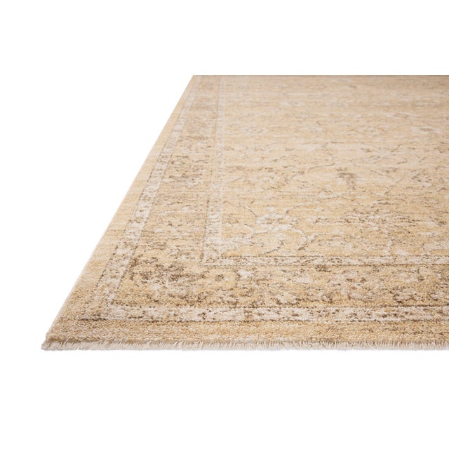 Traditional Chris Loves Julia x Loloi Palma Wheat / Bark 9'-6" x 13'-1" Area Rug For Sale - Image 3 of 7