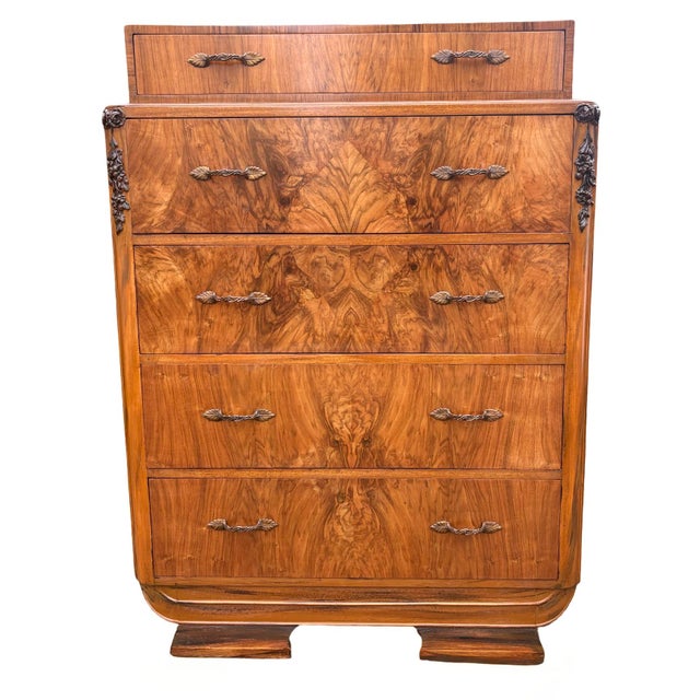 Art Deco Chest of Drawers, 1920s For Sale - Image 4 of 4