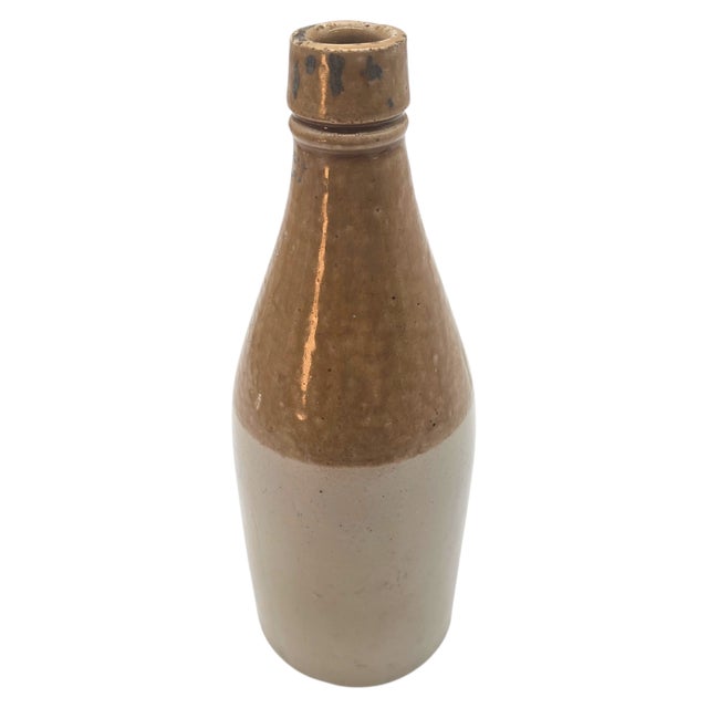19th Century Vintage H. Kennedy Barrowfield Stoneware Ginger Beer Bottle, 8.75" For Sale - Image 5 of 8