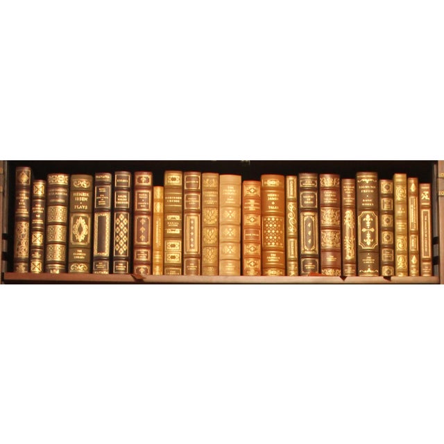 A library of 97 leather-bound classics, almost all from The Franklin Library's 100 Greatest Books of All Time and related...