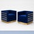 Blue Velvet Lounge Chairs from Justfurnituress, Set of 2 For Sale - Image 4 of 10