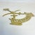 Mid-Century Boho Chic Islamic Brass Saudi Arabia National Emblem. For Sale - Image 9 of 10