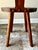 Vintage European Folk Art Hand-Painted Pine Stabelle Chair With Heart Cutout For Sale - Image 14 of 18