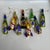Glass Wine Bottles Christmas Tree Ornaments, S/8 For Sale - Image 4 of 4