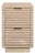 Matthew Izzo Home Nayla Cerused Oak Two Drawer Side Table With Brass Drawer Pulls For Sale