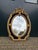1980 French Artisan Louis XVI Gold Wood Wall Mirror For Sale - Image 12 of 18