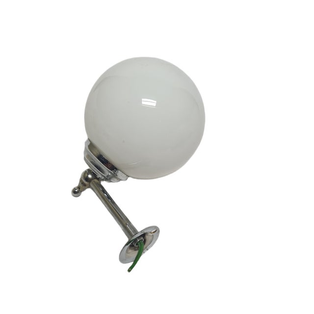 Art Deco Wall Lamp, Poland, 1950s For Sale - Image 4 of 7