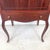 Edwardian Style Mahogany Music Cabinet — Marquetry Inlay, Cabriole Legs For Sale - Image 10 of 12