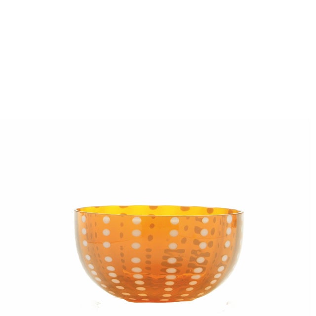 Contemporary Zafferano Perle Small Bowl (Set of 4) - Orange For Sale - Image 3 of 3