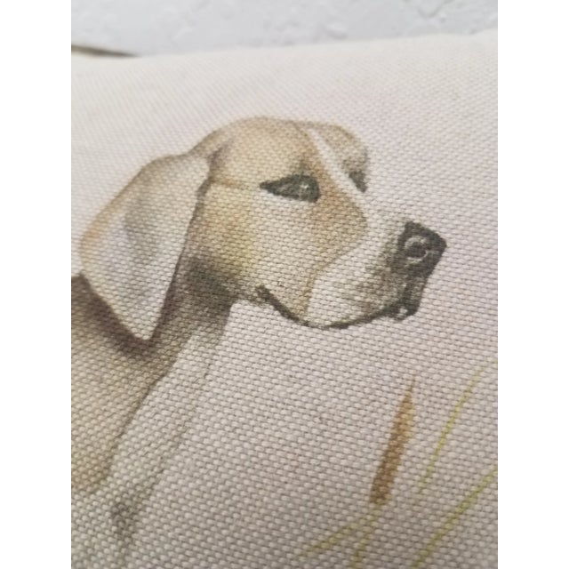 English Bolster Pillow of Dog - Made in Wales For Sale - Image 3 of 11