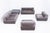 Gray Italian Modular Sofas, Lounge Chairs, and Coffee Table, 1970s, Set of 5 For Sale - Image 8 of 9